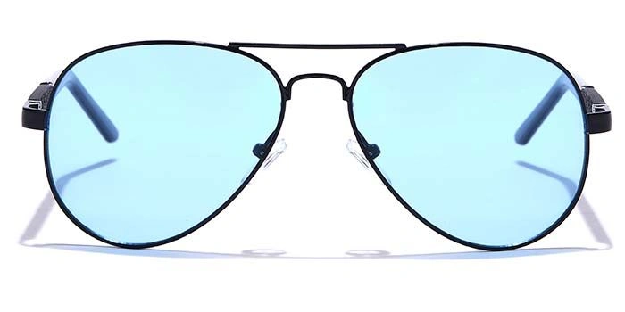 JRS by Coolwinks S20A5973 Blue Tinted Pilot Sunglasses for Men and Women-