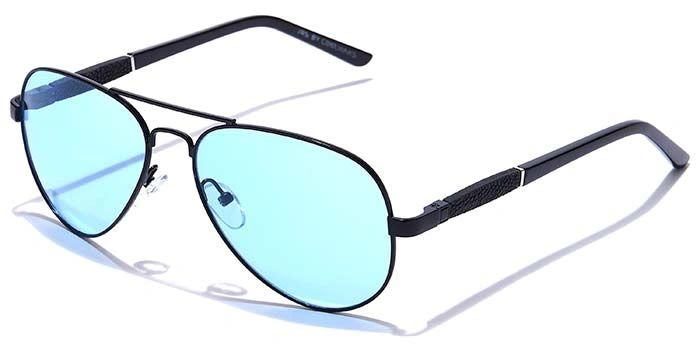 JRS by Coolwinks S20A5973 Blue Tinted Pilot Sunglasses for Men and Women-BLUE-1