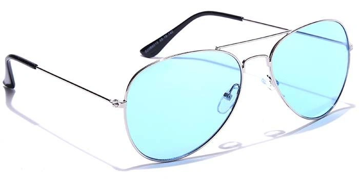 JRS by Coolwinks S20B6015 Blue Tinted Pilot Sunglasses for Men and Women-BLUE-2