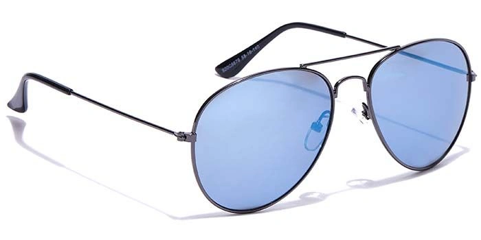 JRS by Coolwinks S20C5679 Blue Tinted Pilot Sunglasses for Men and Women-BLUE-2