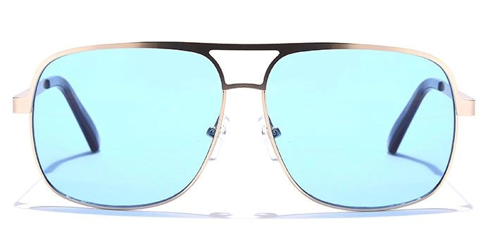 JRS by Coolwinks S59B5651 Blue Tinted Retro Square Sunglasses for Men and Women-