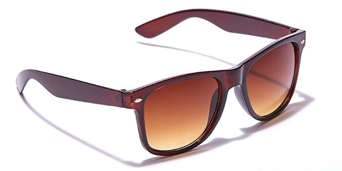 JRS by Coolwinks S15C5267 Brown Gradient Retro Square Sunglasses for Men and Women-BROWN-2