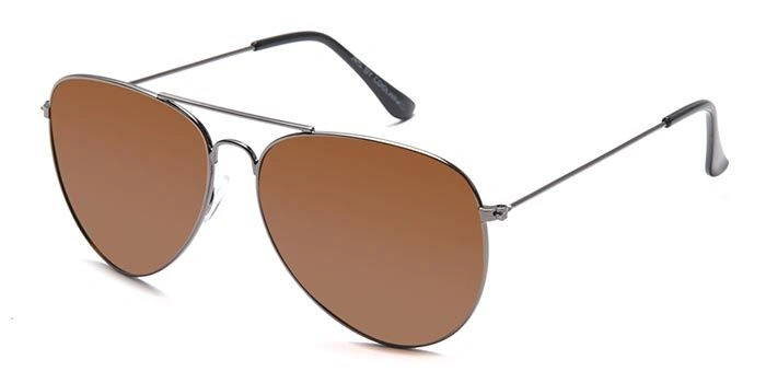 JRS by Coolwinks S15C5904 Brown Tinted Pilot Sunglasses for Men and Women-BROWN-1