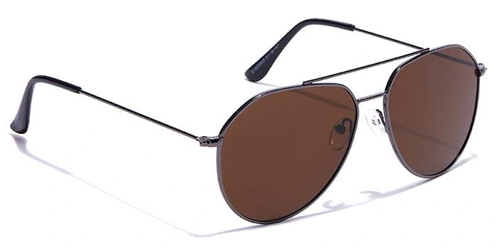 JRS by Coolwinks S15C5946 Brown Tinted Pilot Sunglasses for Men and Women-BROWN-2