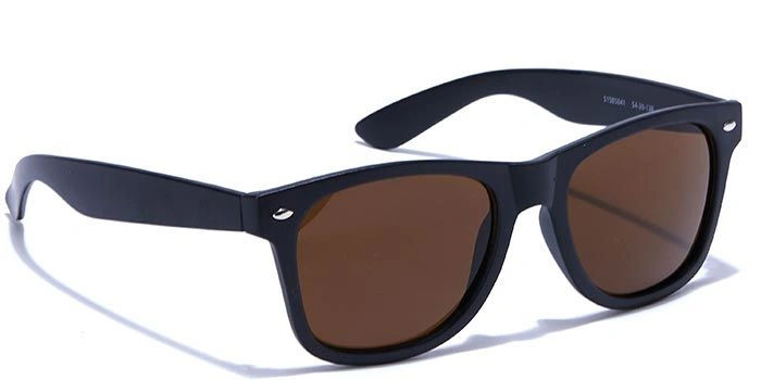 JRS by Coolwinks S15B5841 Brown Tinted Retro Square Sunglasses for Men and Women-BROWN-2