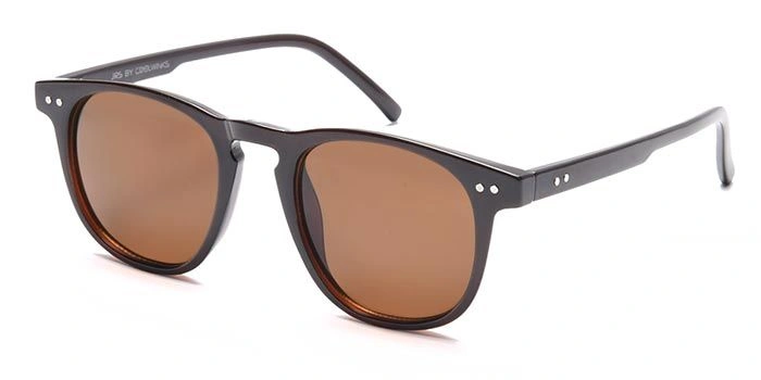 JRS by Coolwinks S15C5763 Brown Tinted Retro Square Sunglasses for Men and Women-BROWN-1