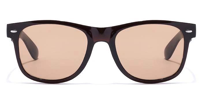 JRS by Coolwinks S15C6516 Brown Tinted Retro Square Sunglasses for Men and Women-