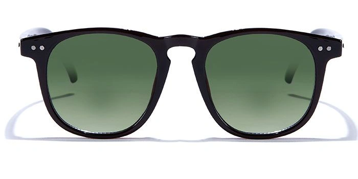 JRS by Coolwinks S35C5766 Green Gradient Retro Square Sunglasses for Men and Women-