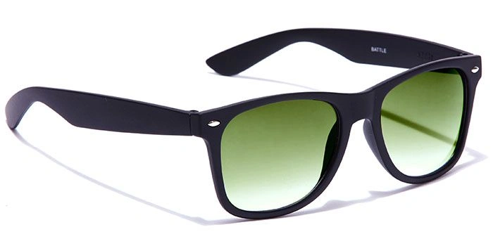 JRS by Coolwinks S35C6550 Green Gradient Retro Square Sunglasses for Men and Women-GREEN-2