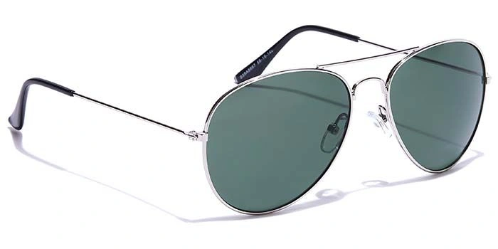 JRS by Coolwinks S35A5667 Green Tinted Pilot Sunglasses for Men and Women-GREEN-2