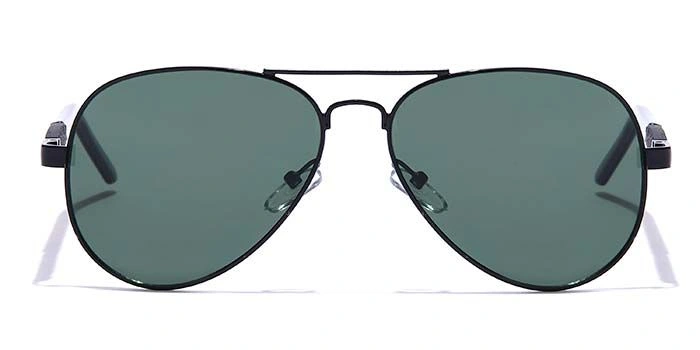 JRS by Coolwinks S35A5969 Green Tinted Pilot Sunglasses for Men and Women-