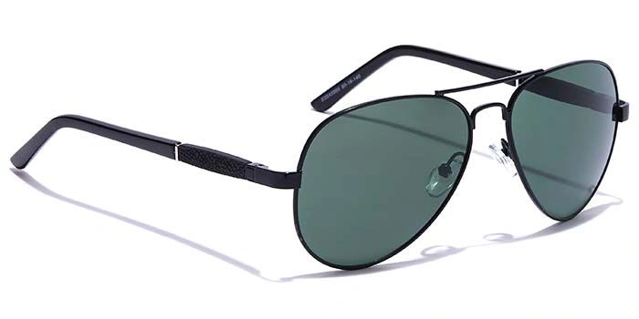 JRS by Coolwinks S35A5969 Green Tinted Pilot Sunglasses for Men and Women-GREEN-2