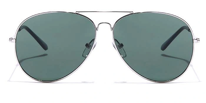 JRS by Coolwinks S35B5885 Green Tinted Pilot Sunglasses for Men and Women-