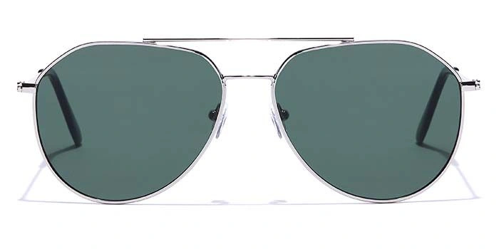 JRS by Coolwinks S35B5948 Green Tinted Pilot Sunglasses for Men and Women-