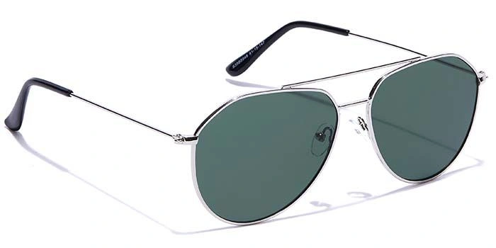 JRS by Coolwinks S35B5948 Green Tinted Pilot Sunglasses for Men and Women-GREEN-2