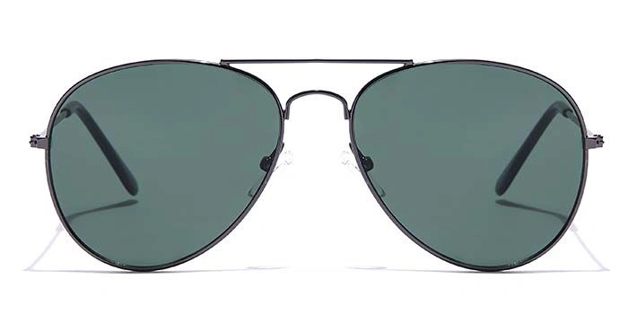 JRS by Coolwinks S35C5667 Green Tinted Pilot Sunglasses for Men and Women-