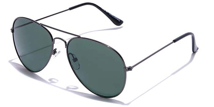 JRS by Coolwinks S35C5667 Green Tinted Pilot Sunglasses for Men and Women-GREEN-1