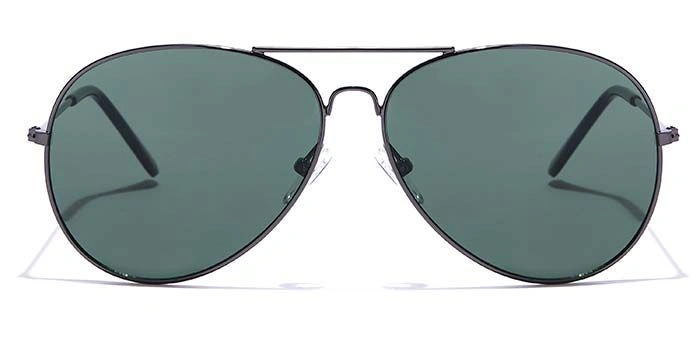 JRS by Coolwinks S35C5885 Green Tinted Pilot Sunglasses for Men and Women-