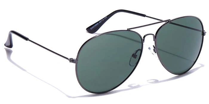 JRS by Coolwinks S35C5885 Green Tinted Pilot Sunglasses for Men and Women-GREEN-2