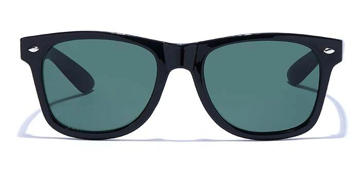 JRS by Coolwinks S35A5843 Green Tinted Retro Square Sunglasses for Men and Women-