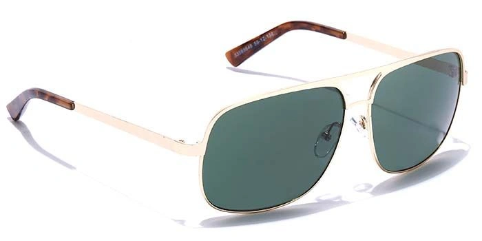 JRS by Coolwinks S35B5646 Green Tinted Retro Square Sunglasses for Men and Women-GREEN-2