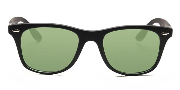 JRS by Coolwinks S35B6361 Green Tinted Retro Square Sunglasses for Men and Women-