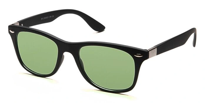 JRS by Coolwinks S35B6361 Green Tinted Retro Square Sunglasses for Men and Women-GREEN-1