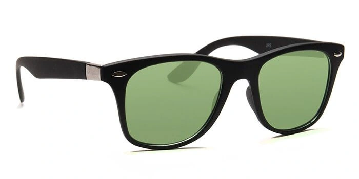 JRS by Coolwinks S35B6361 Green Tinted Retro Square Sunglasses for Men and Women-GREEN-2