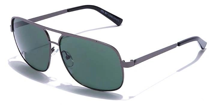 JRS by Coolwinks S35C5646 Green Tinted Retro Square Sunglasses for Men and Women-GREEN-1