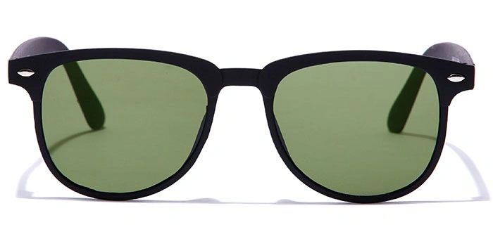 JRS by Coolwinks S35C6554 Green Tinted Retro Square Sunglasses for Men and Women-