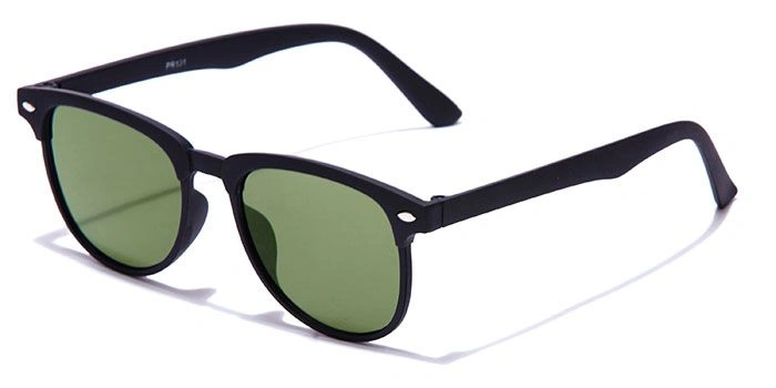 JRS by Coolwinks S35C6554 Green Tinted Retro Square Sunglasses for Men and Women-GREEN-1