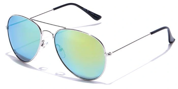 JRS by Coolwinks S15A5680 Multicolor Mirror Pilot Sunglasses for Men and Women-MULTICOLOR-1