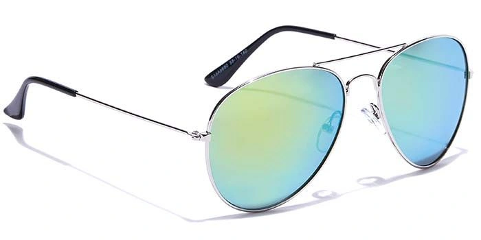 JRS by Coolwinks S15A5680 Multicolor Mirror Pilot Sunglasses for Men and Women-MULTICOLOR-2