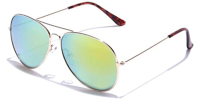 JRS by Coolwinks S15A5898 Multicolor Mirror Pilot Sunglasses for Men and Women-MULTICOLOR-1