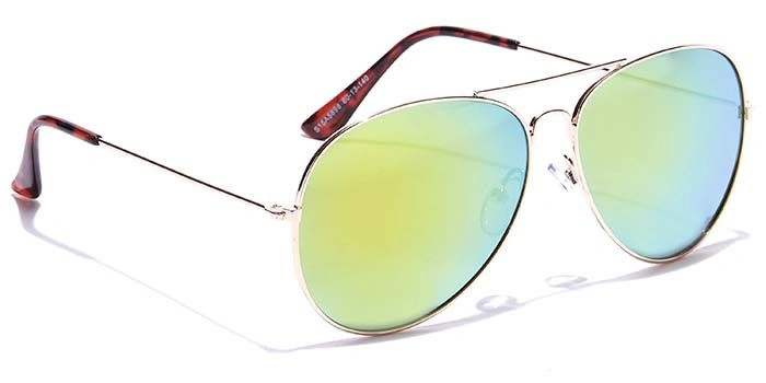 JRS by Coolwinks S15A5898 Multicolor Mirror Pilot Sunglasses for Men and Women-MULTICOLOR-2