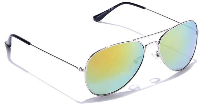 JRS by Coolwinks S15B6024 Multicolor Mirror Pilot Sunglasses for Men and Women-MULTICOLOR-2