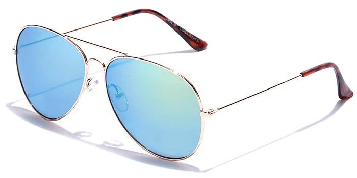 JRS by Coolwinks S25A5901 Multicolor Mirror Pilot Sunglasses for Men and Women-MULTICOLOR-1