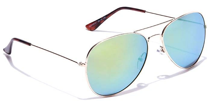 JRS by Coolwinks S25A6027 Multicolor Mirror Pilot Sunglasses for Men and Women-MULTICOLOR-2