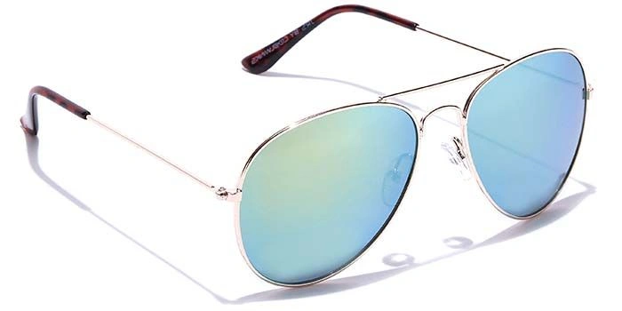 JRS by Coolwinks S25B5683 Multicolor Mirror Pilot Sunglasses for Men and Women-MULTICOLOR-2