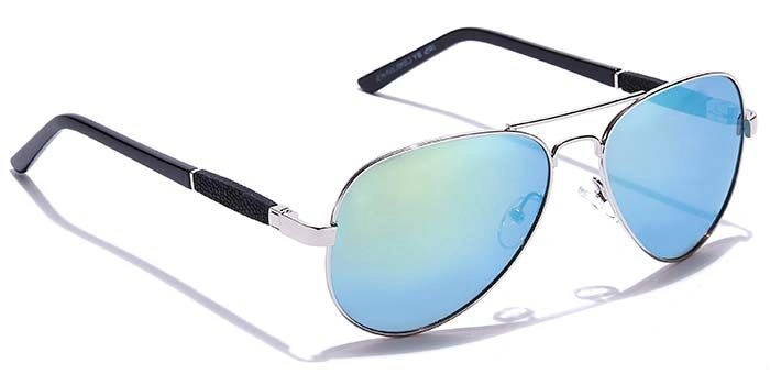 JRS by Coolwinks S25B5985 Multicolor Mirror Pilot Sunglasses for Men and Women-MULTICOLOR-2