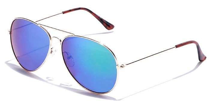 JRS by Coolwinks S35A5899 Multicolor Mirror Pilot Sunglasses for Men and Women-MULTICOLOR-1