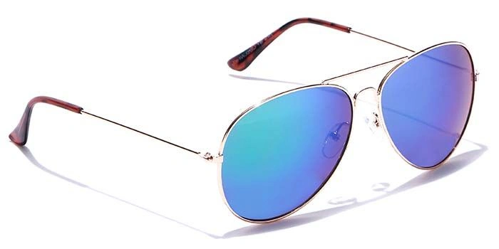 JRS by Coolwinks S35A5899 Multicolor Mirror Pilot Sunglasses for Men and Women-MULTICOLOR-2