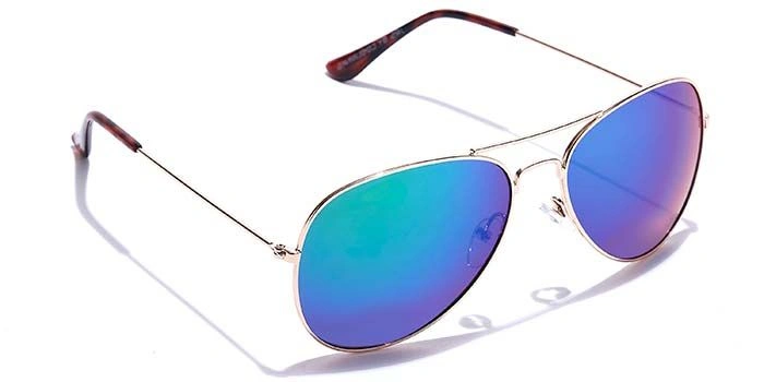 JRS by Coolwinks S35A6025 Multicolor Mirror Pilot Sunglasses for Men and Women-MULTICOLOR-2