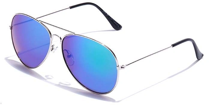 JRS by Coolwinks S35B5899 Multicolor Mirror Pilot Sunglasses for Men and Women-MULTICOLOR-1