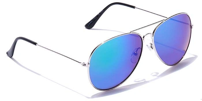 JRS by Coolwinks S35B5899 Multicolor Mirror Pilot Sunglasses for Men and Women-MULTICOLOR-2