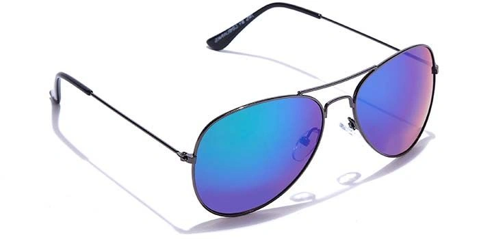 JRS by Coolwinks S35C6025 Multicolor Mirror Pilot Sunglasses for Men and Women-MULTICOLOR-2