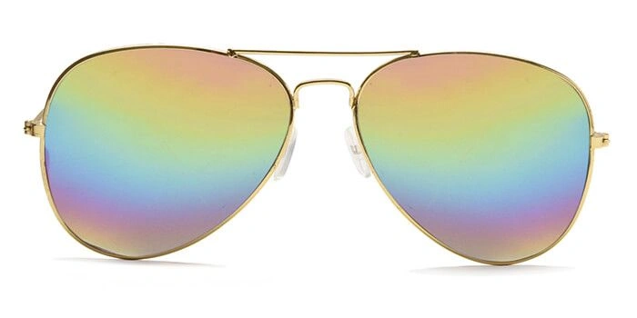 JRS by Coolwinks S67A5141 Multicolor Mirror Pilot Sunglasses for Men and Women-