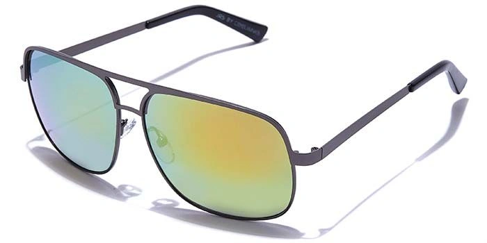 JRS by Coolwinks S15C5659 Multicolor Mirror Retro Square Sunglasses for Men and Women-MULTICOLOR-1