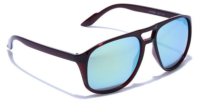 JRS by Coolwinks S25C5838 Multicolor Mirror Retro Square Sunglasses for Men and Women-MULTICOLOR-2