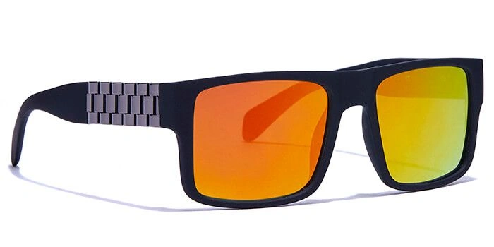 JRS by Coolwinks S67A6341 Multicolor Mirror Retro Square Sunglasses for Men and Women-MULTICOLOR-2